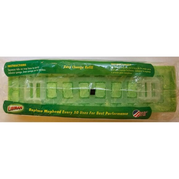 Libman Scrubster Mop Refill Easy Change Super Absorbent Cellulose Surface 1 ct - Picture 6 of 8